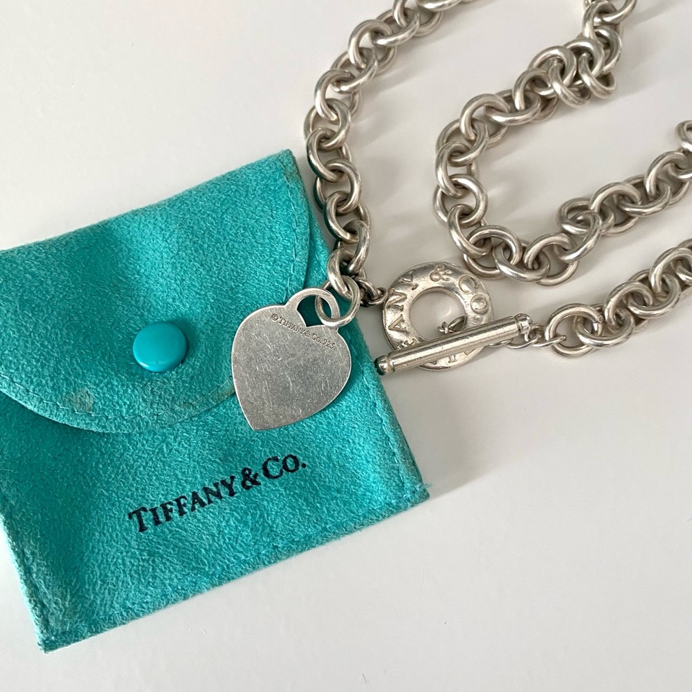 Tiffany & Co. Heart Tag Chain Link Necklace